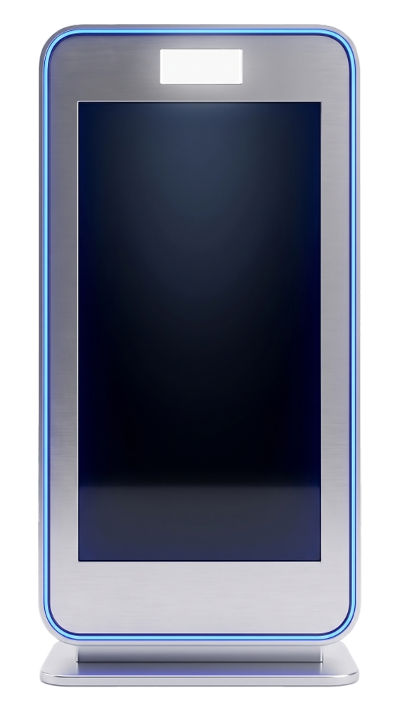 Large INtoEX AI Photo Booth at an event