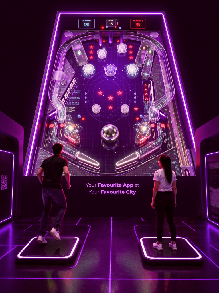 Large branded INtoEX Giant Pinball game