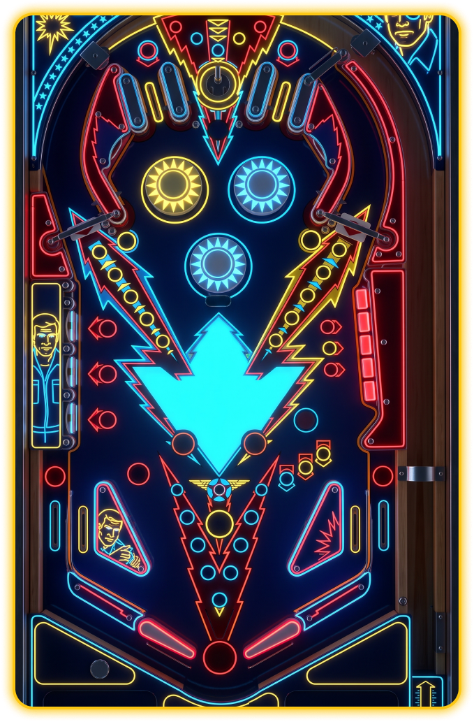Large Pinball interactive event experience